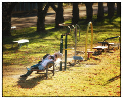 「秋のベンチ」小江戸川越散歩706