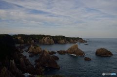 樫野埼灯台と海金剛