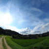 梅雨の晴れ間の散歩道　もうすぐ夏　