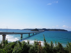 家族サービス　角島大橋