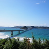 家族サービス　角島大橋