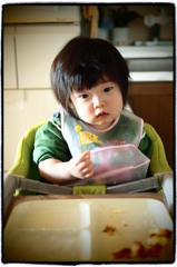 食事中にパチリ