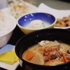 海石榴さんのもつ煮込み定食