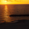 日本海に沈む夕日