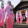 6月8日に阿賀町の狐の嫁入りの行列2