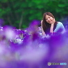 お花畑にて