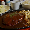 昨日（11月22日）のランチはハンバーグ
