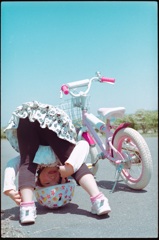 自転車練習中！！！