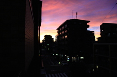 夕日