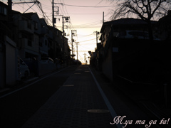 夕暮れ時