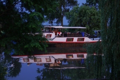 Boat in the mirror