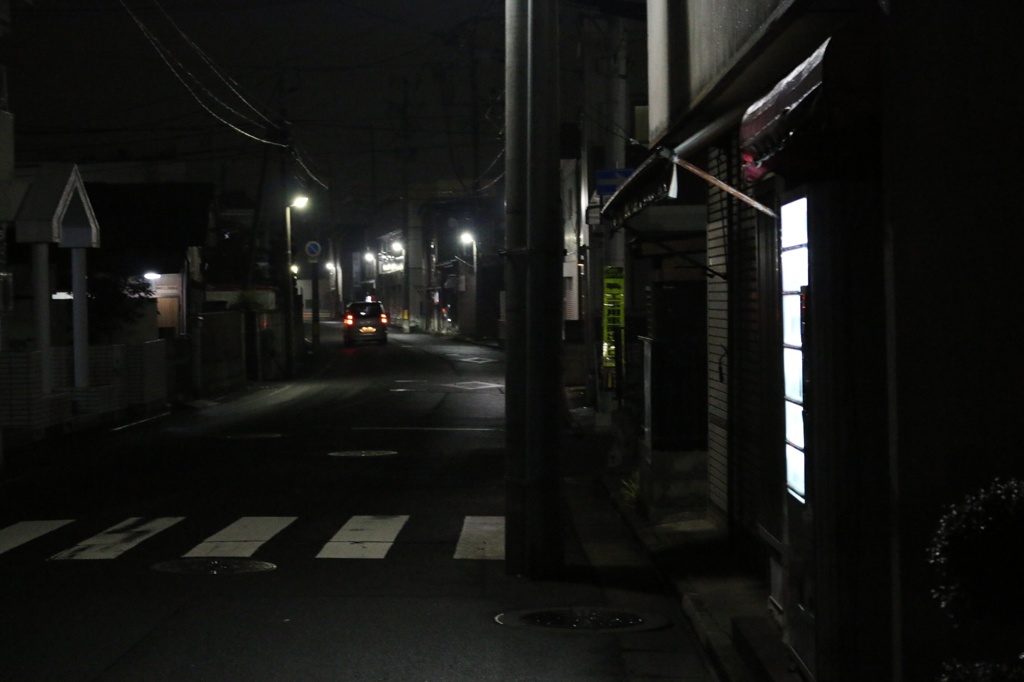 夜の帰り道