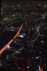 東京スカイツリーからの夜景