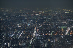 東京スカイツリーからの夜景