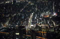 東京スカイツリーからの夜景