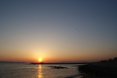 夕日
