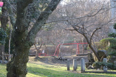 夕方の公園