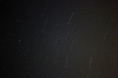 空に流れる幾億の星