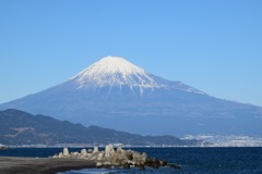 テトラポットからの富士山