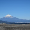 釣り人と富士山