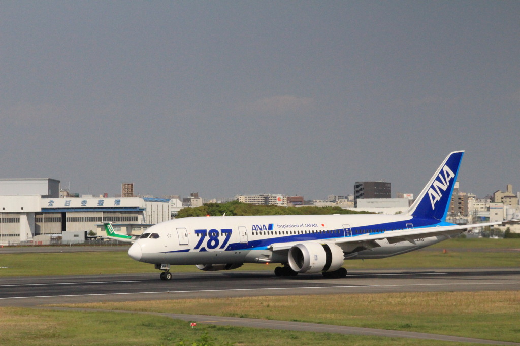 ANA787着陸★★★★★★