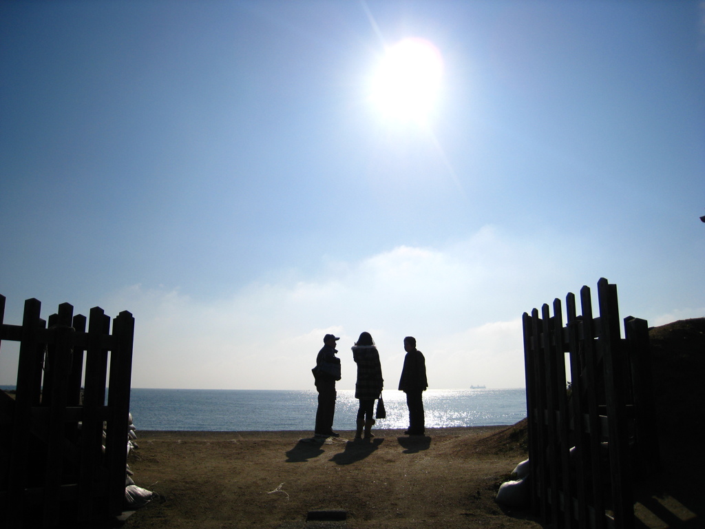 小豆島の浜辺