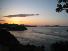 宍道湖の夕陽－２
