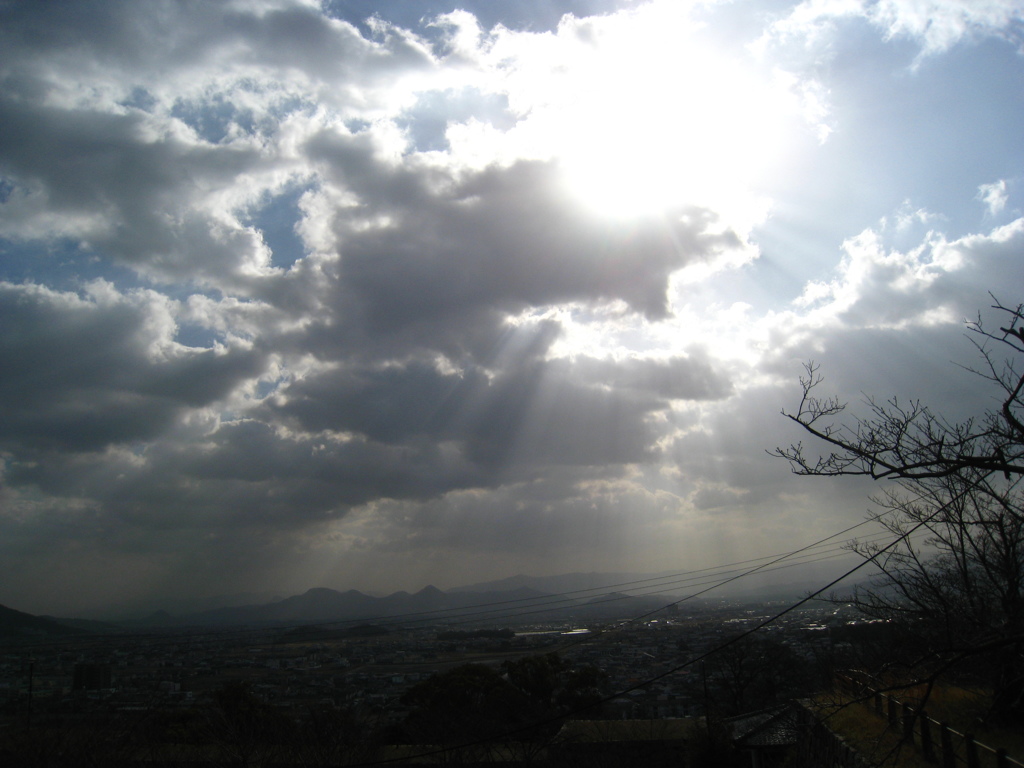 神々しい光