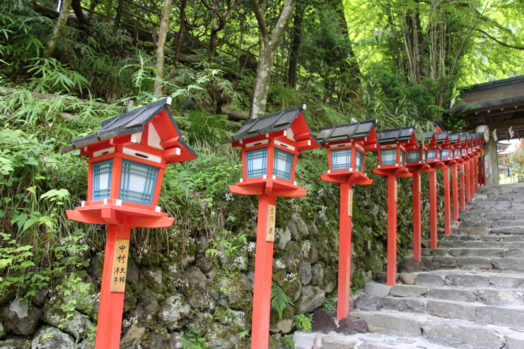 貴船神社・街燈路－６