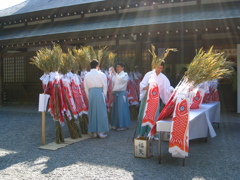 伊勢神宮 内宮神楽殿前にて～こどもの日～その１