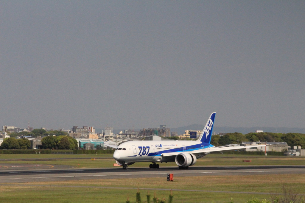 ANA787の着陸★★★