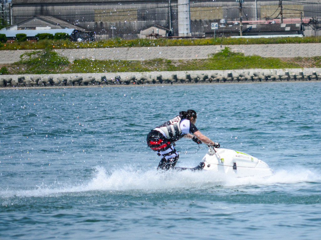 JetSkiと水しぶき