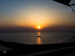 夕日