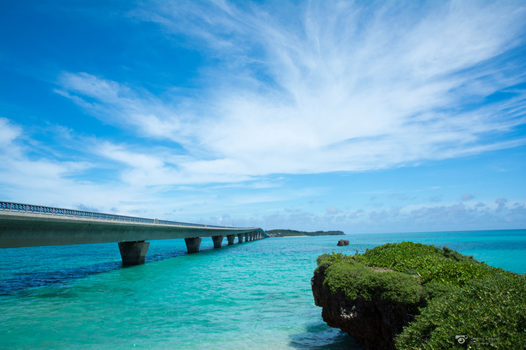 絶景　池間大橋