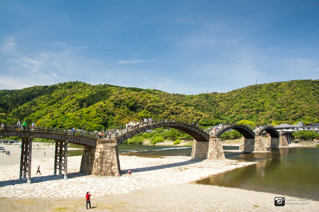 錦帯橋　昼景