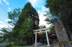 奥飛騨の神社