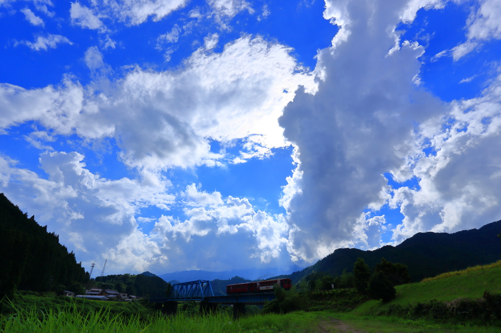 いい天気だから、のんびり行こうよ。