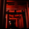 暮れの千本鳥居