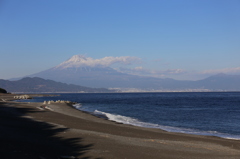 三保の松原から富士山