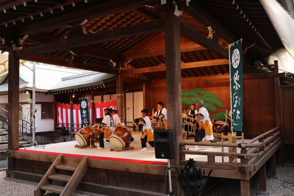 岡崎城にて太鼓ライブ