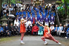 仮山伏演武