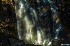 Rainbow waterfall ~ Kamedafudoutaki