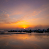 Evening beach