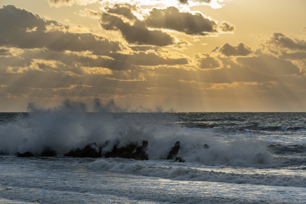 Evening sea