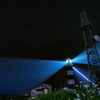 lighthouse at night