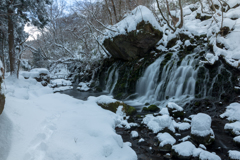 Winter waterfall