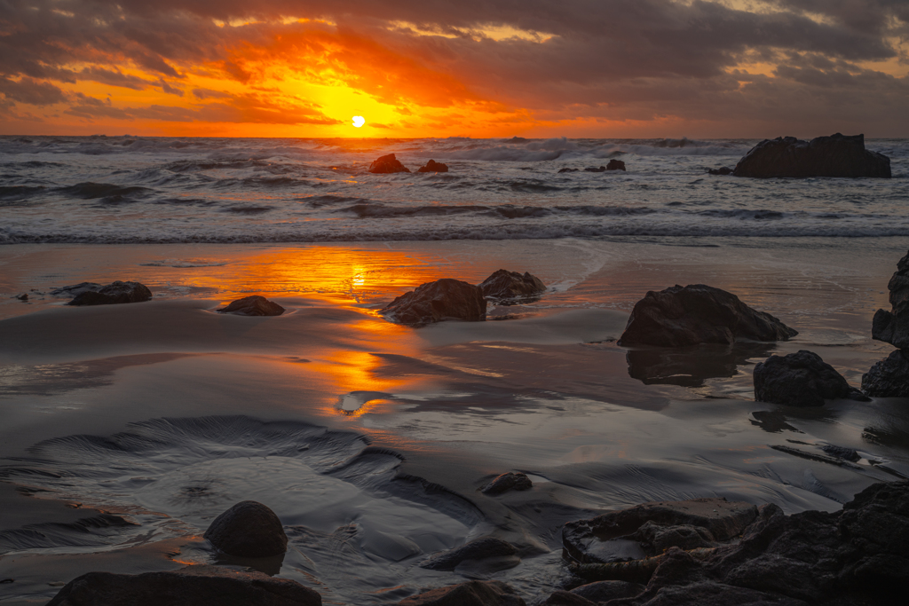 evening beach