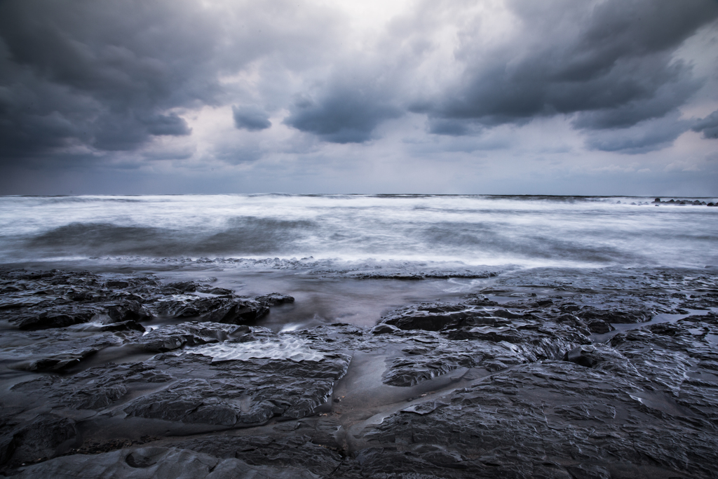 Rough beach