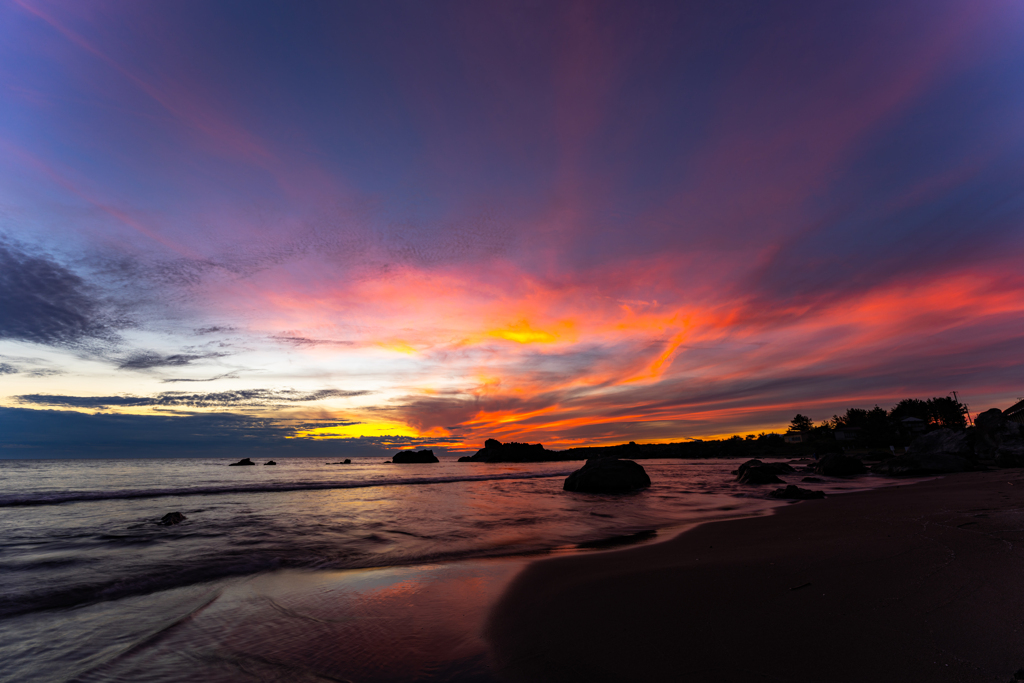 Burning clouds