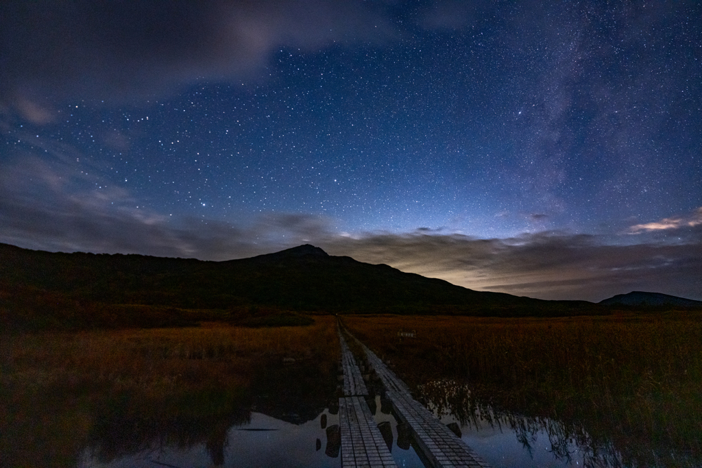 autumn night sky